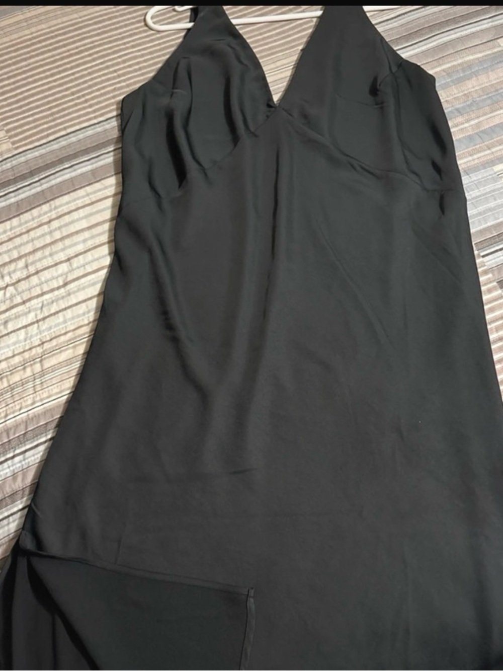 a new day Black V-Neck Slip Dress